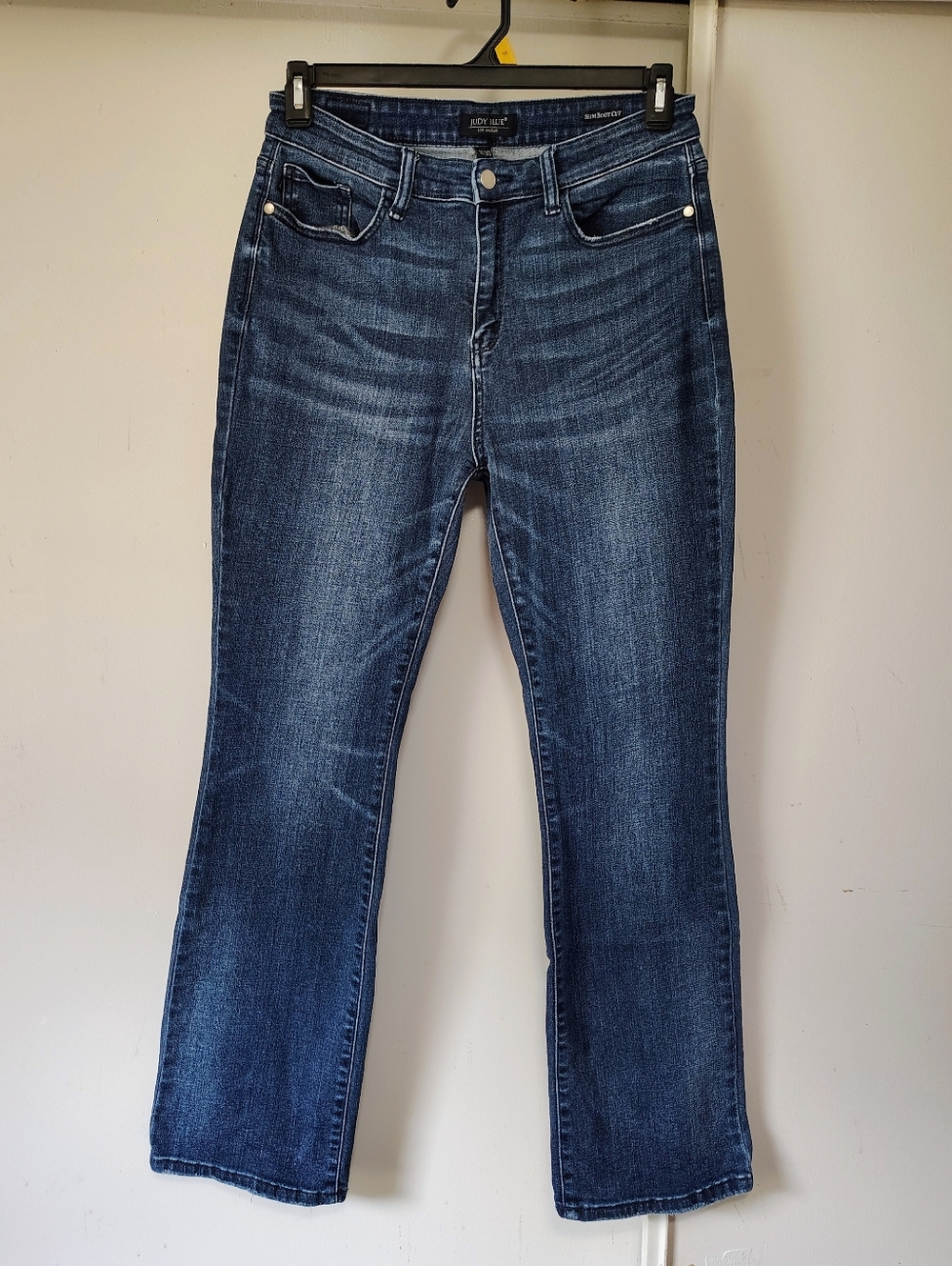Judy Blue Women's Slim Bootcut Jeans Mid-Rise Dark Blue Stretch sz 30. - Picture 2 of 16
